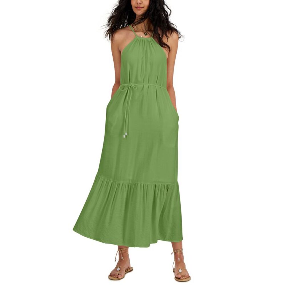 INC International Concepts Women's Tiered Tie-Waist Dress